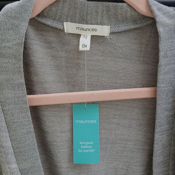 Maurices Sweaters - Maurices Light Gray Women's Cardigan